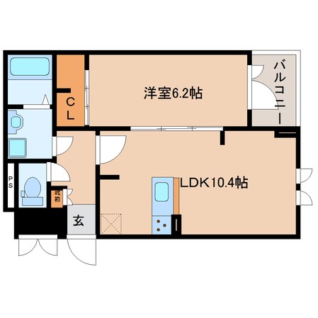 近鉄奈良駅 バス18分  辰市農協下車：停歩8分 3階の物件間取画像